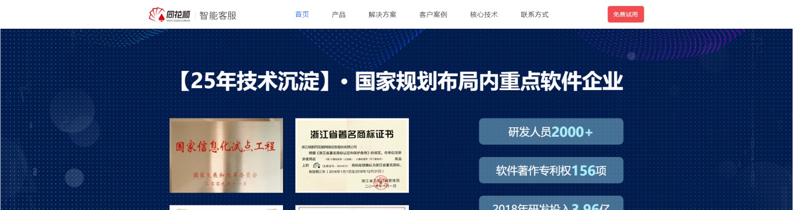 智能客服機(jī)器人_高端定制設(shè)計(jì)網(wǎng)站_響應(yīng)式網(wǎng)站建設(shè)_同花順-深圳市蜜蜂網(wǎng)絡(luò)信息有限公司