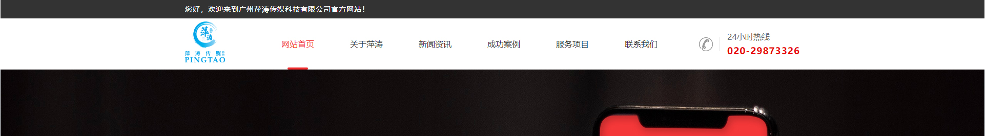 廣州萍濤傳媒科技有限公司_企業(yè)官網(wǎng)案例