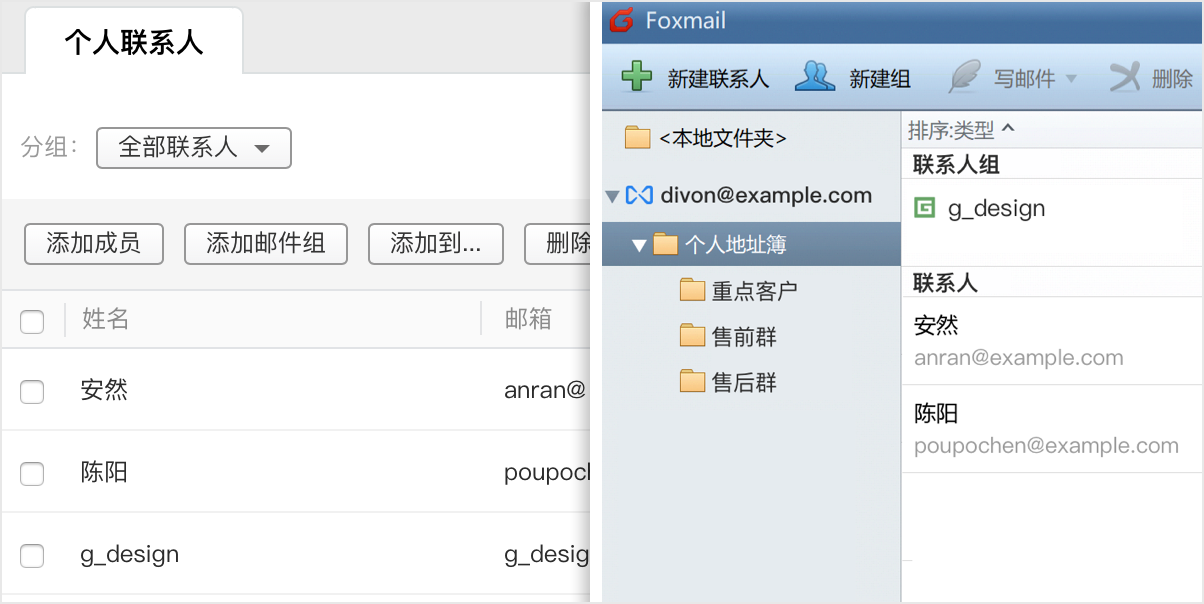 郵件歸檔、郵件群組以及業(yè)務(wù)郵箱等優(yōu)化 
