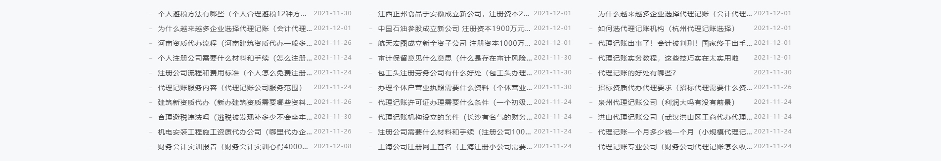 注冊公司_代理記賬_公司變更_咨詢服務(wù)行業(yè)案例